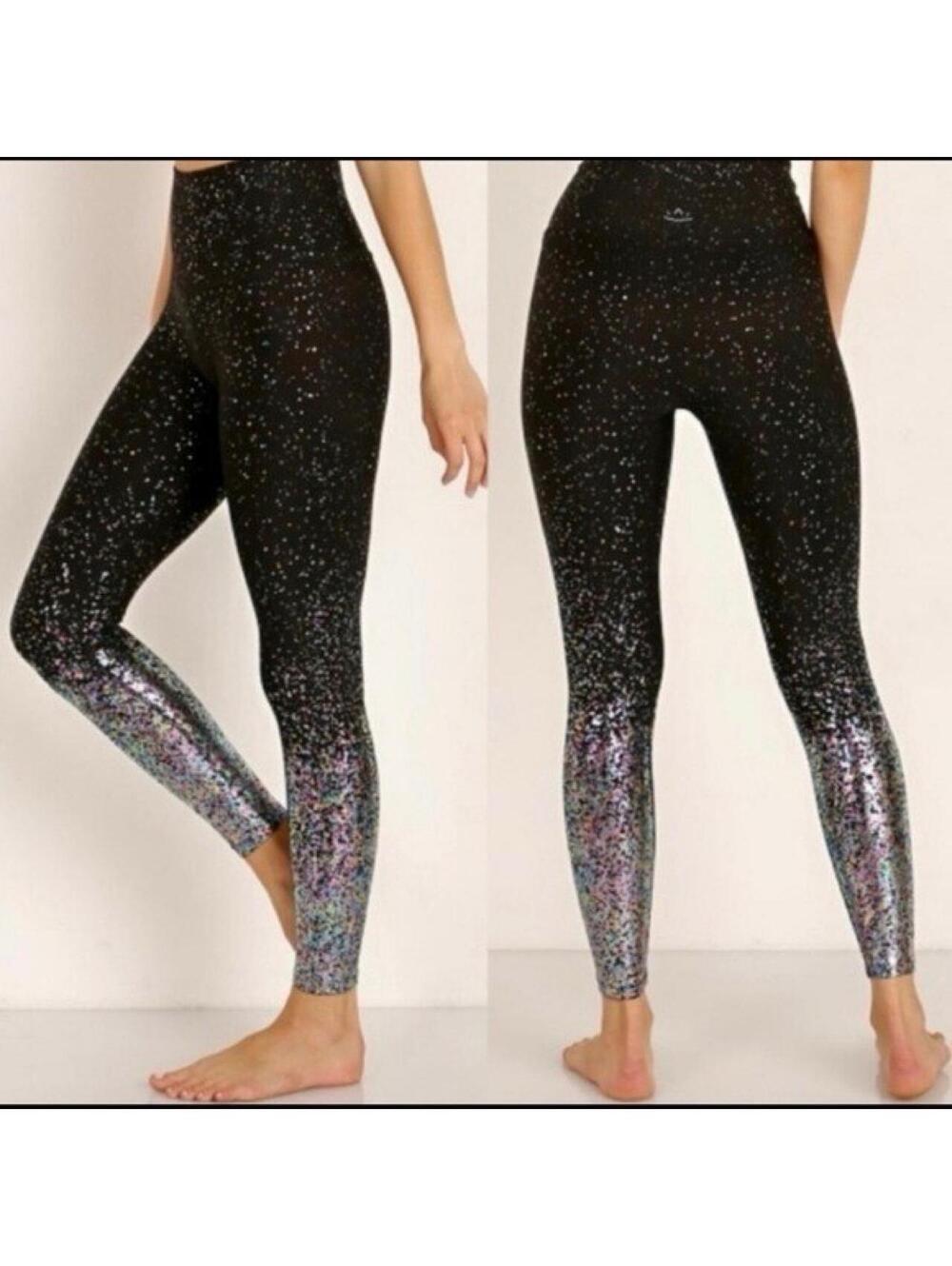 Beyond Yoga Alloy Ombre High Waisted Midi Leggings